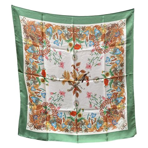 abito gucci spighe fiordalisi accornero|Gucci Silk Scarf Accornero .